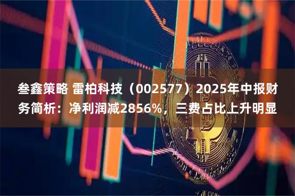 叁鑫策略 雷柏科技（002577）2025年中报财务简析：净利润减2856%，三费占比上升明显